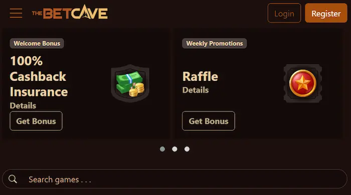 BetCave Casino bonus