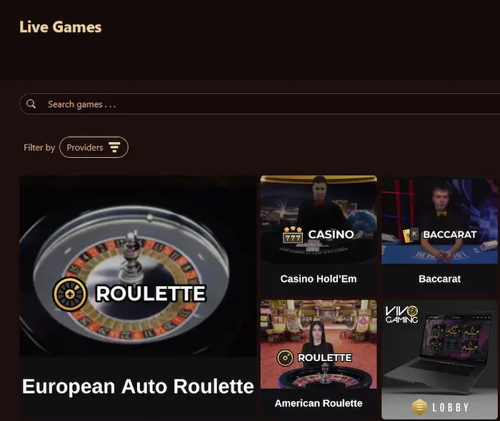 BetCave Casino live