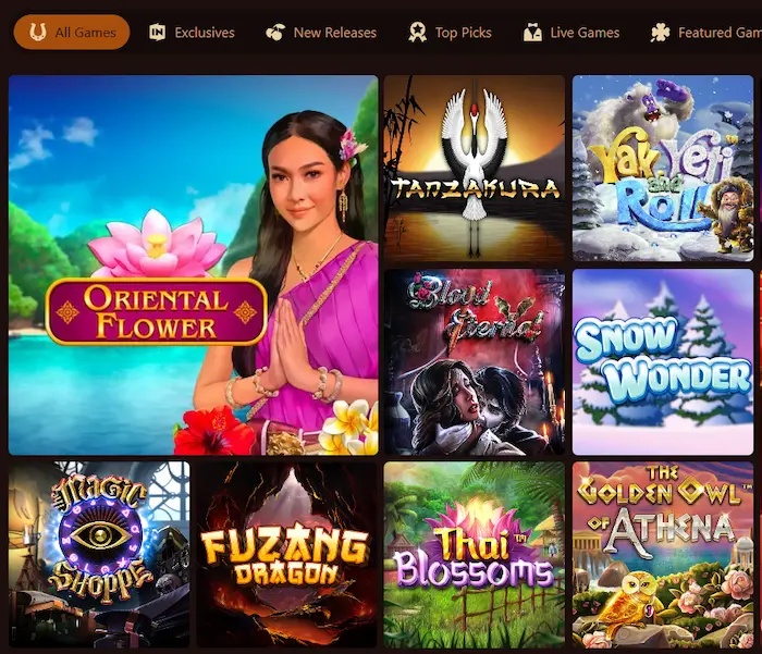 BetCave Casino games